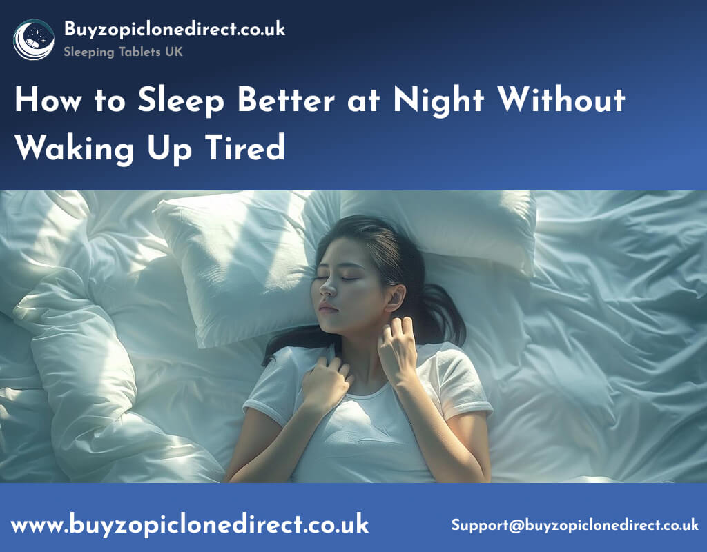 Sleep Better at Night Without Waking Up Tired